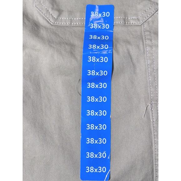 Weatherproof Commuter Pants Men's 38W-30L Khaki Stretch, Elastic Waist - Picture 4 of 9